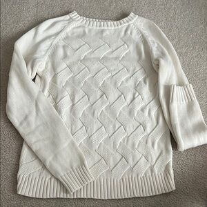 Lands End Cable Knit Sweater